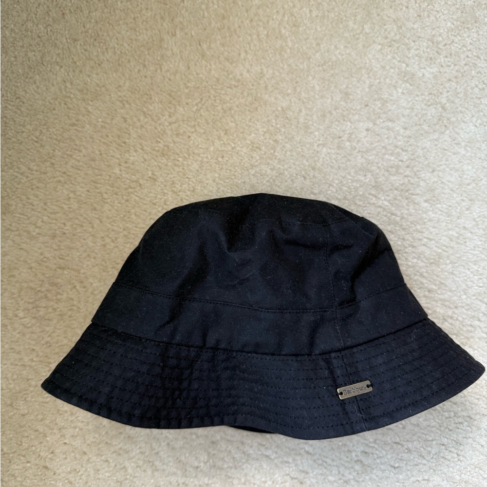 Barbour Black Bucket Hat size S/M
